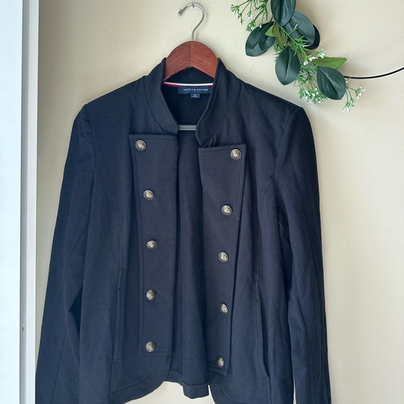 Tommy Hilfiger Black Double-Breasted Women's Jacket - Picture 5 of 9